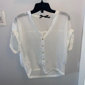 Ali & Kris sheer blouse